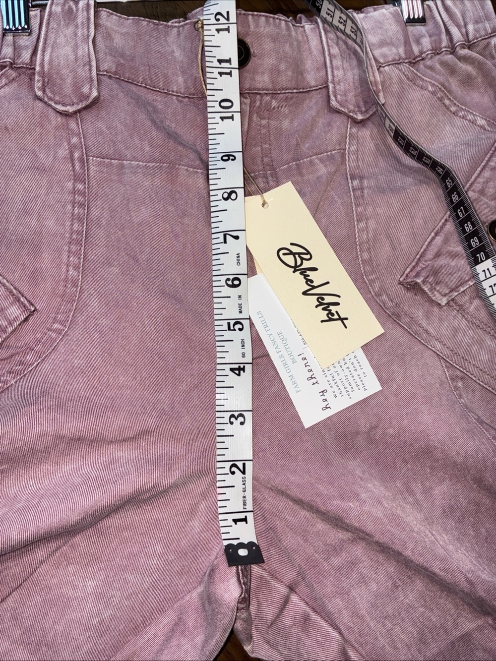 Blue Velvet Mauve Capri Pants - Picture 9 of 10